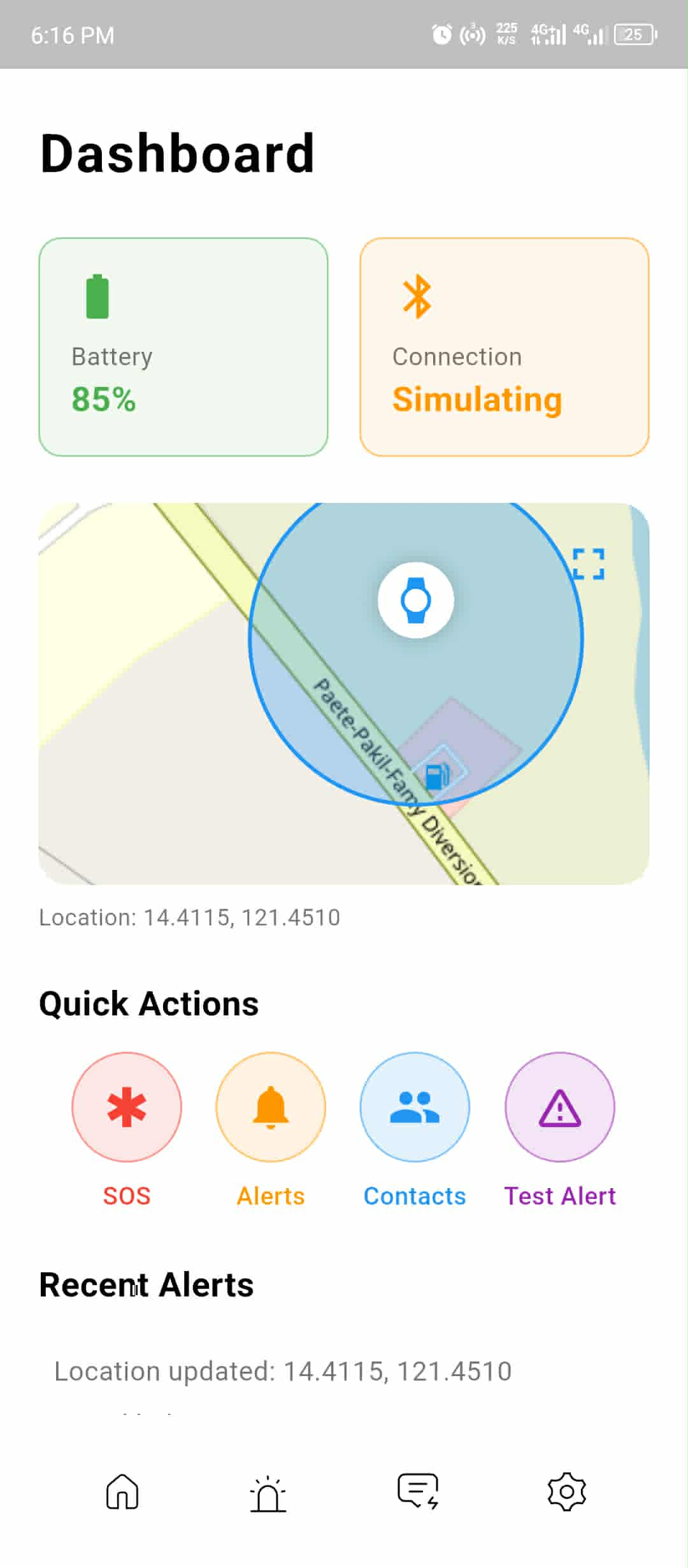 PulseSentry report view