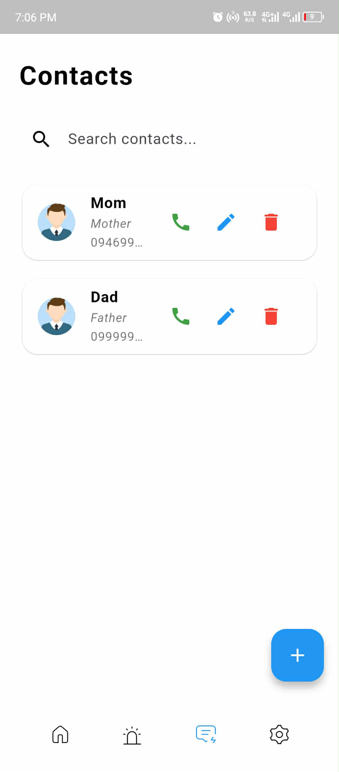 PulseSentry alert view